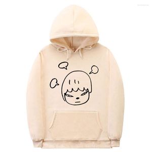 Heren Hoodies Yoshitomo Nara Dream Hoodie Funny Men Women Cotton Sweatshirt Fashion pullover Dames Oversized pullovers losse streetwear