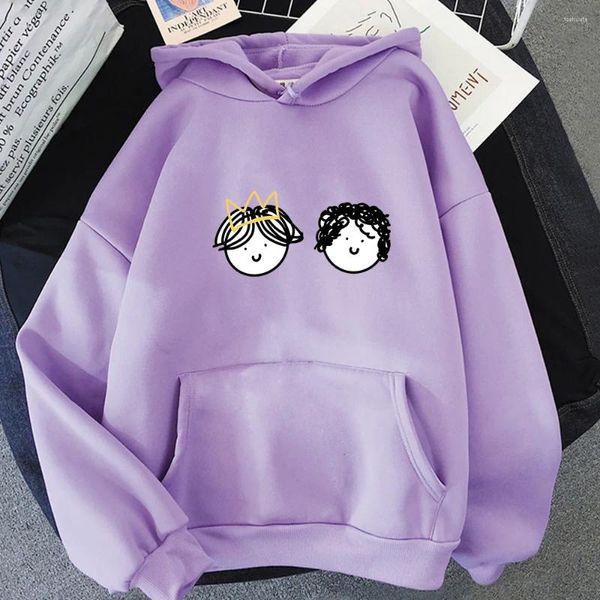 Sweats à capuche pour hommes Young Royalss Anime Vêtements esthétiques Hommes Femmes Printemps et automne Sweatshirts Kawaii Harajuku Manches longues Couples Tops