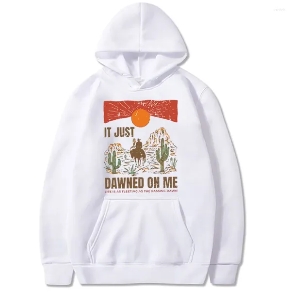 Sweat à capuche pour hommes, Zach Bryan, It Just Dawned On Me, cadeau pour Fan de musique Country, pull unisexe, Streetwear