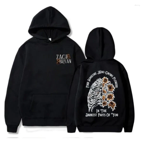 Sudaderas con capucha para hombre Zach Bryan Sudadera con capucha Mujer Hombre Sudadera con capucha Streetwear Manga larga de gran tamaño Moda Harajuku Jerseys Ropa para adolescentes