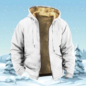 Sweats à capuche pour hommes Zipper pour hommes Argyle quotidien classique décontracté hiver à manches longues manteau à capuche veste d'extérieur