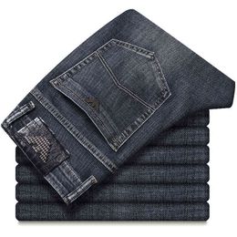 Heren internationale broek katoen rechte elastische slim fit heren jeans herfst
