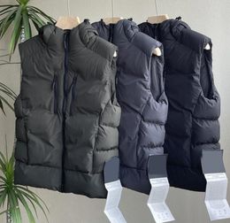 Men's Vest Winter Designer Brand Gilet en coton pour hommes Logo brodé Manteau d'hiver de luxe Manteau d'hiver de haute qualité Gilets de sports de plein air