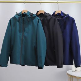 Men's Jacket Hoodie Windproof Waterproof Fabric Field Sports Designer Jacket