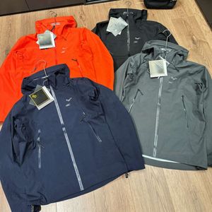 Herenjas outdoor hardshell jas designer winddichte waterdichte jassen rits sweatshirt heren dames vest jas geborduurde regenjas hoodie