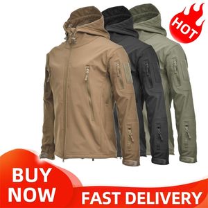 Heren Jack Buiten Soft Shell Fleece Dames Winddicht Waterdicht Ademend en Thermisch Drie-in-één Jeugd Capuchon 220516