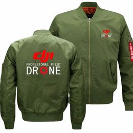 Herenjas Outdoor Waterdicht Oversized Flight Jacket DJI Dre Pilot Print Casual Windjack dikker Grote maat Jas Man M7gA #