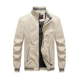 Heren Jackets 1806 Casual Men Jacket All-match Slim Fit wassen Dagelijkse hoogwaardige herenkraag Stand Kraagjongeren Comfortabele gecontracteerde jas