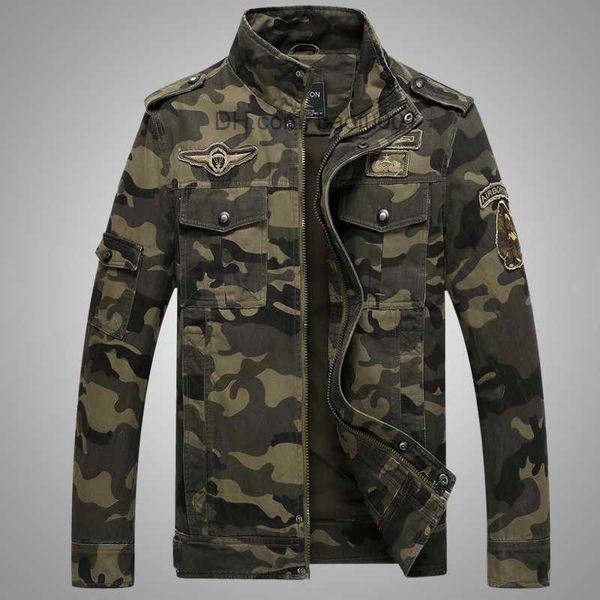 Vestes pour hommes 2018 Automne Hiver hommes Camo Tactics veste soft shell Un manteau de l'armée mâle Col montant zipper outwear Z230710