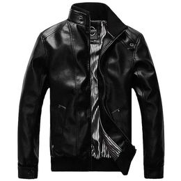 Vestes homme 2018 nouveaux hommes vestes PU vêtements Locomotive hommes vêtements manteau hommes en cuir veste moto pardessus pour homme Chaqueta J230822