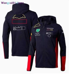 Heren Jackets 2021 F1 Hoodie Jacket Formule 1 Sweatshirt Heren Zip Up Hooded Coat Series F1 T-Shirt Summer Racing Polo Shirts Motocross Jersey Customizab 0323H23