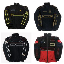 Heren Jassen 2022 Nieuwe F1 Formule 1 Racing Jas Herfst en Winter Volledige Borduurwerk Katoenen Kleding Spot Sale Dajy Tw1m