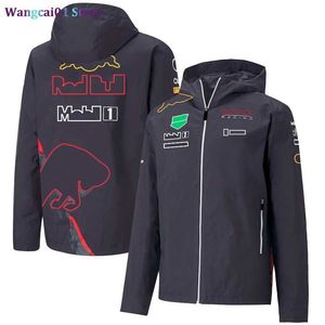 Heren Jackets 2022 Nieuwe F1 Jacket Zip Up Hoodie Formule 1 Racing Suit Auto -fans Oversized Sweatshirt Team Men's Jackets Series F1 T -Shirt Summer Polo 0323H23