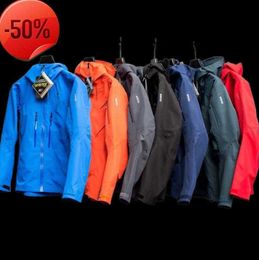 Vestes pour hommes 2023 ARC trois couches veste imperméable extérieure pour hommes GORE-TEXPRO SV mâle décontracté randonnée nouveau haut de gamme 65ess