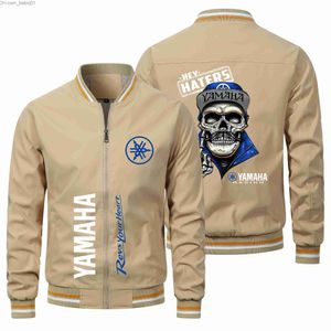 Heren Jassen 2023 Herfst Nieuwe Yamaha Motorjas Hiphop Harajuku Bomberjack Motorcross Sport Bikerjack Yamaha Racing Team Jas T230804