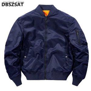 Vestes pour hommes 2023 Bomber Jacket Hommes Ma-1 Flight Jacket Pilot Air Force Mâle Ma1 Armée Vert Militaire Moto Vestes Manteaux 6XL TA053 Q231109