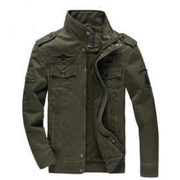 Vestes pour hommes 2023 Casual Army Militaire Veste Hommes Plus Taille M6XL Jaqueta masculina Air Force One Printemps Automne Cargo Mens Manteau 230901