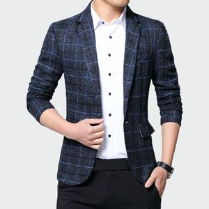 Herenjacks 2023 Cool aankomstmerk Kleding Jacket Men Blazer Fashion Slim Male Casual Blazers Causal Coat 4xl ML325