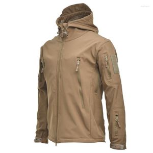 Vestes pour hommes 2023 polaire Multicam hommes SoftShell tactique étanche Camping Case veste de terrain armée Combat manteau chasse vêtements