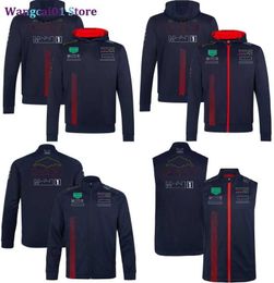 Herenjassen 2023 Formula One Racing Team Hoodie Mens New F1 World Championship Official Website Full Zip Hoodie Same Fans Jacket Womens Vest 0323H23