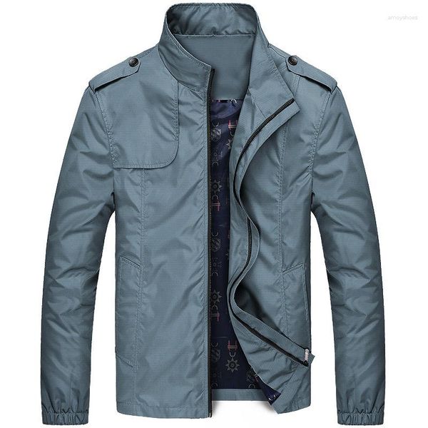 Vestes masculines 2023 Jacket Jacket Coats Imprimé et qualité Jaqueta Spring Men Masculin Male Male décontractée Slip Fit Zipper Homb