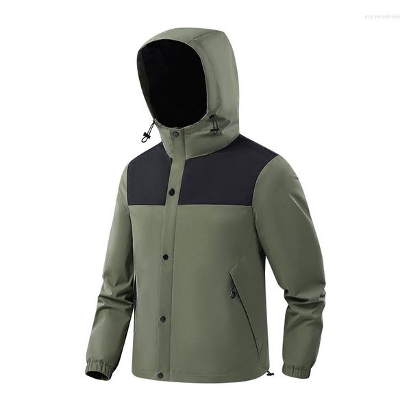 Vestes pour hommes 2023 hommes printemps automne Sports de plein air alpinisme Camping mode veste décontractée manteaux coupe-vent imperméable