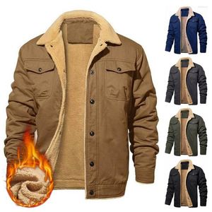 Chaquetas para hombres 2023 Hombres Chaqueta de invierno Parkas Cuello de piel Abrigo Moda Espesar Algodón Cálido Forro polar Hombre Patchwork Casual