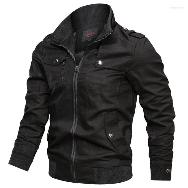 Vestes pour hommes 2023 printemps automne marque mode veste décontracté Sports de plein air et militaire moto manteau