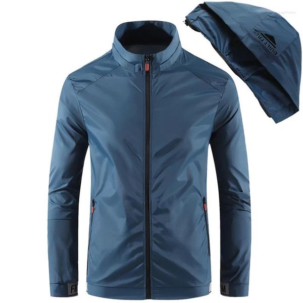 Chaquetas para hombres 2023 Hombres de verano A prueba de viento Chaqueta de ciclismo impermeable MTB HPWF Bicicleta Manga larga Cortavientos Anti-UV Bicicleta de montaña Viento