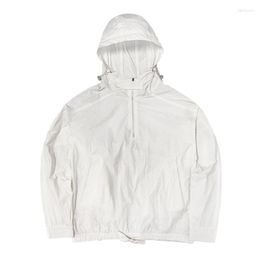 Hommes vestes 2023 été UV Protection solaire peau solide manteaux hommes Ultra-léger vêtements de sport à capuche vêtements d'extérieur coupe-vent décontracté T127