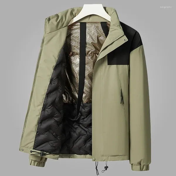 Chaquetas para hombres 2023 Chaqueta de invierno con forro cálido grueso Hombres Casual A prueba de viento para y mujeres Parejas Abrigos acolchados Outwear Ropa para hombre