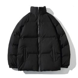 Vestes pour hommes 2023 Veste d'hiver hommes Parkas épaissir manteau chaud hommes col montant couleur unie décontracté Parka femmes mode streetwear mâle 5XL 231016