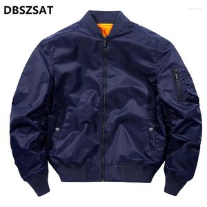 Chaquetas para hombres 2024 Chaqueta de bombardero Hombres Ma-1 Piloto de vuelo Fuerza Aérea Masculino Ma1 Ejército Verde Militar Abrigos de motocicleta 6XL TA053