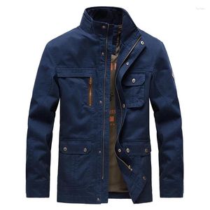 Vestes pour hommes 2024 haute qualité marque militaire coton printemps cargo multi-poches S et manteaux taille masculine M-3XL veste pour hommes