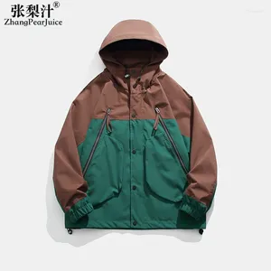 Herenjacks!2024 Spring Autumn Sports Jacket Men Mode Hooded Coat Wind Breaker Kleding Jeugd Tops Jacks Jaket