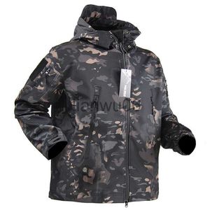 Vestes masculines Airsoft Camping Vestes tactiques de randonnée Jacket de la veste de l'armée Hunting Trackss Military Veste étanché