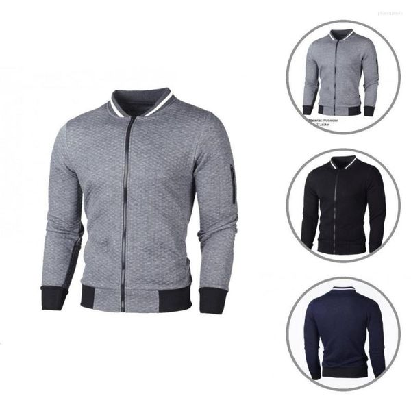 Chaquetas para hombres Todo fósforo Chaqueta masculina casual elegante Gran costura Abrigo de primavera Elástico para deportes