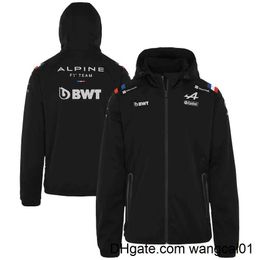 Heren Jackets Alpine F1 Team 2022 Rain Jacket website Verkoop veel mannen in de lente en de Autumn Outdoor Wind Breaker Coat 0406H23