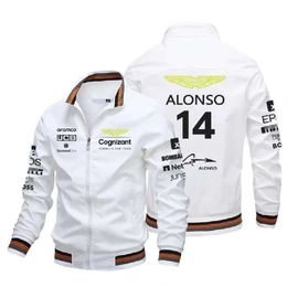 Herenjassen Alpine F1 Team's Nieuwe Rits Vest Mode Casual Sportkleding Outdoor Hoodie Teampak Herenjas Racing c1