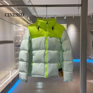 Chaquetas para hombres American Winter Puffer para hombres Mujeres Pato blanco Down Coat Zip Up Collar Multicolor Street Stone Grueso Parkas Plus Tamaño 231017