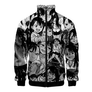 Vestes pour hommes Anime Nagatoro veste femmes/hommes décontracté uniforme fermeture éclair mode sweats personnalisés Cool impression manteau hommes