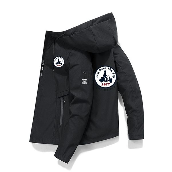 Vestes pour hommes Automne et hiver 2023 Manteau de couleur unie Casual Uniforme de baseball en plein air Jott Man Slim Fit Sports Zipper Jacket 230912