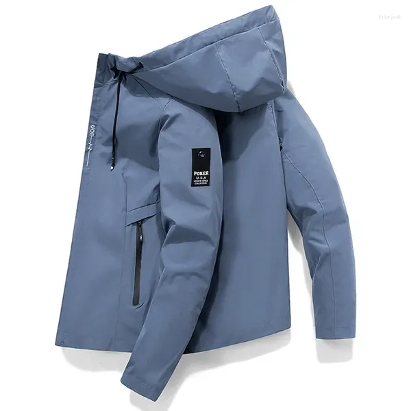 Chaquetas de hombre Otoño Versión coreana Chaqueta con capucha informal versátil