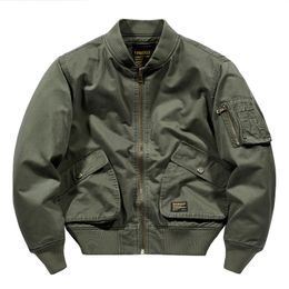 Heren Jackets Autumn Military Outdoor Men Bomber Jackets Cargo Zippers Tactical Outwears Fashion Pilot Jacket Casual Baseball Wear Clothing 230531