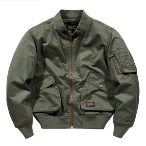 Hommes Vestes Automne Militaire En Plein Air Hommes Bomber Vestes Cargo Fermetures À Glissière Tactique Outwears Mode Pilote Veste Casual Baseball Porter Des Vêtements 230531