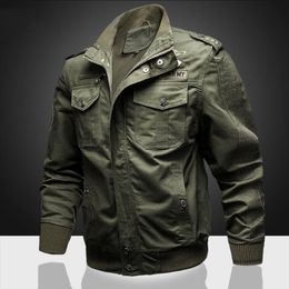 Heren Jassen Herfst Zomer Mannen Tactische Bomberjack Heren Militaire Kleding Cargo Leger Buitensporten Casual Mannelijke Slanke Pilootjassen Heren