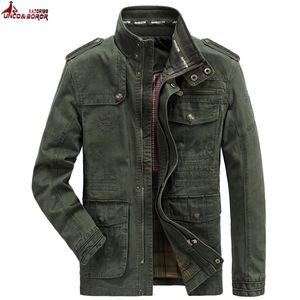 Vestes pour hommes automne hiver veste hommes 100% coton affaires décontracté Cargo militaire multipoches hommes et manteaux mâle Chaqueta Hombre 220908