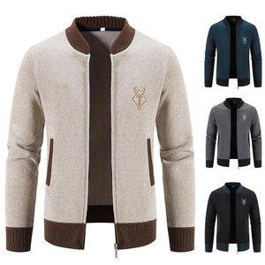 Vestes pour hommes Automne hiver tricot pull vestes hommes coréen Baseball pull froid Blouse Streetwear Y2K sweats mâle Trench Coat 231128