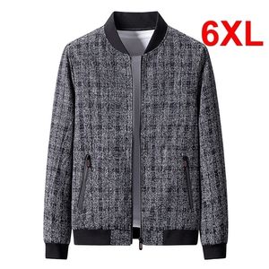 Chaquetas para hombre Béisbol Hombres 6XL Tallas grandes Abrigo de lana Moda masculina Causal Slim Fit Big 220908