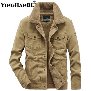 Vestes pour hommes Grande taille jusqu'à 8XL épais chaud hiver militaire polaire lâche Cargo vestes mâle coton décontracté Air Force vol veste hommes vêtements 230331